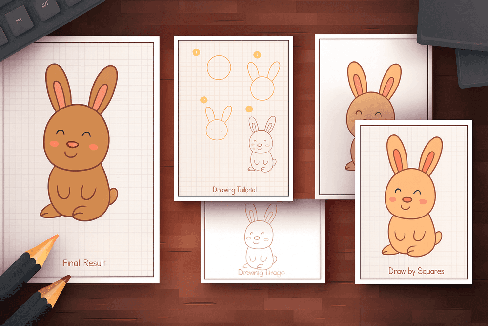 Jak narysować królika – pięć sposobów na narysowanie królika