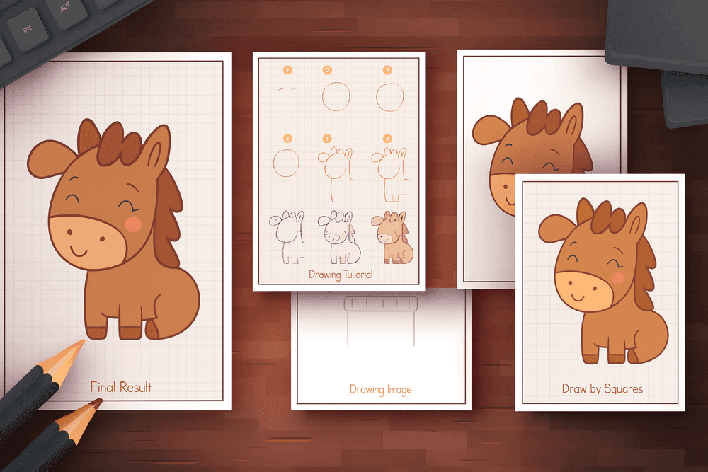 Jak narysować konia – pięć sposobów na narysowanie konia